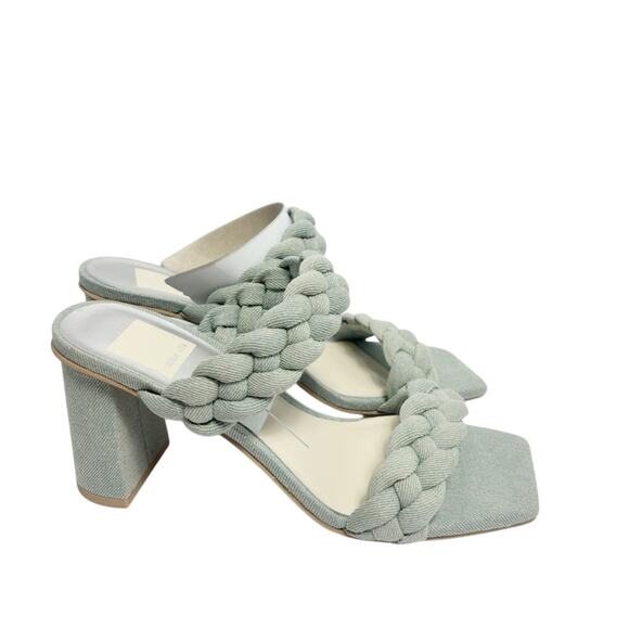 DOLCE VITA PAILY LIGHT BLUE WOMEN HEELS SIZE 6.5 BRAND NEW WITH BOX - Picture 2 of 7